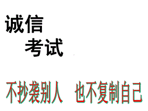 诚信应考主题班会(共28张)课件.ppt