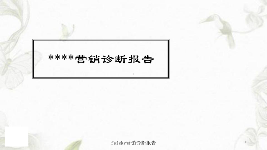 feisky营销诊断报告课件.ppt_第1页