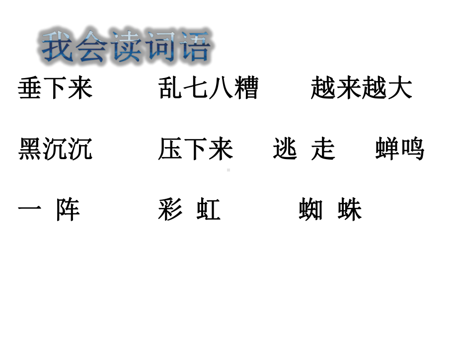 部编新人教版语文二年级下册课件：16雷雨.pptx_第3页