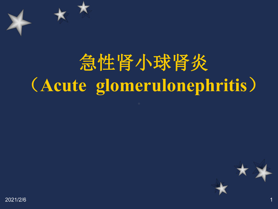 《临床医学概论》之急性肾炎教学课件.ppt_第1页