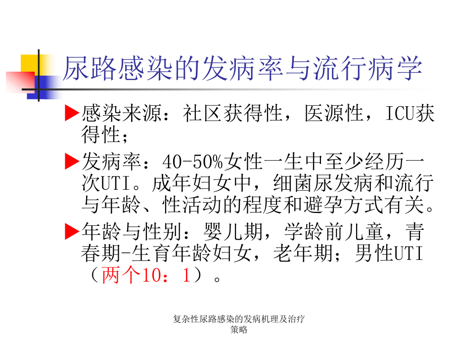 复杂性尿路感染的发病机理及治疗策略课件.ppt_第3页