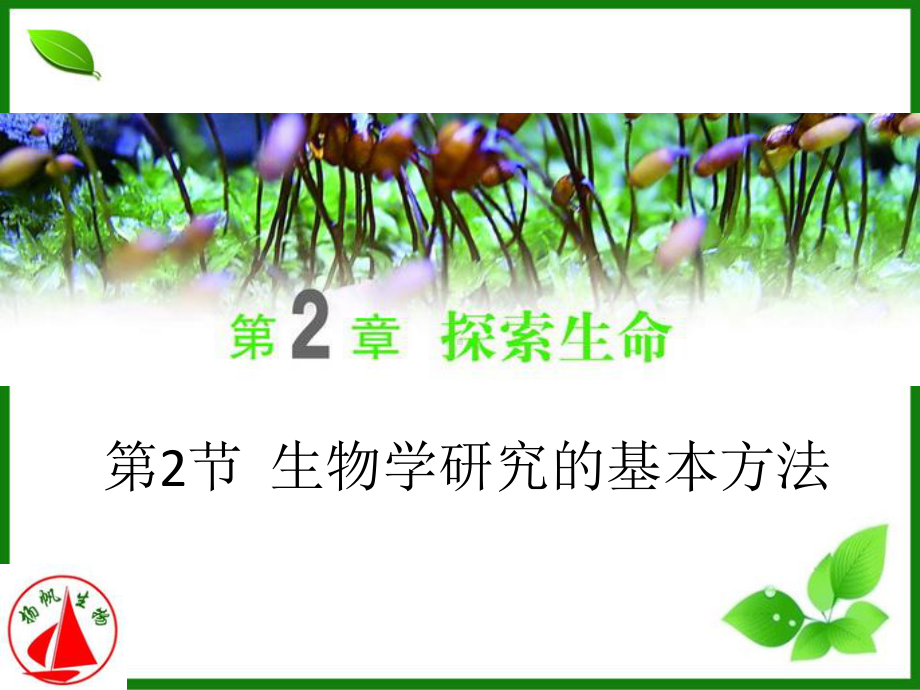 北师大版生物学研究的基本方法教学课件.pptx_第1页