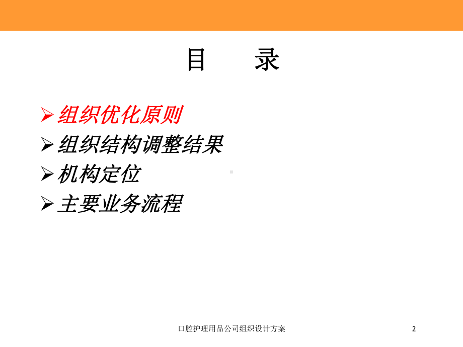 口腔护理用品公司组织设计方案培训课件.ppt_第2页