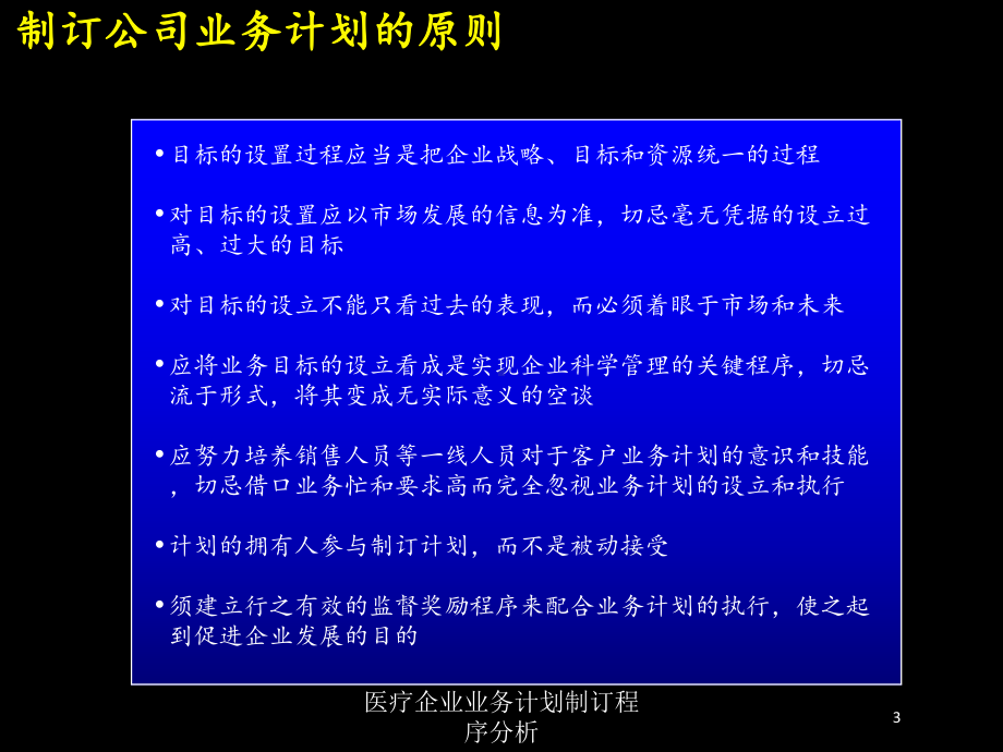 医疗企业业务计划制订程序分析培训课件.ppt_第3页