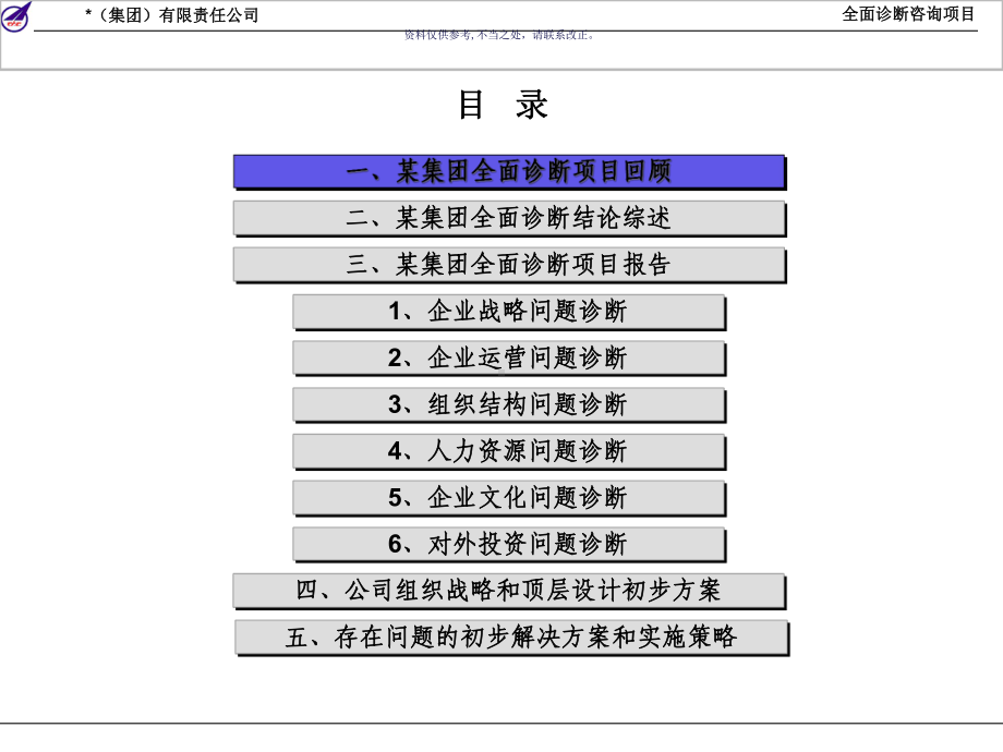 企业管理全面诊断报告课件.ppt_第1页