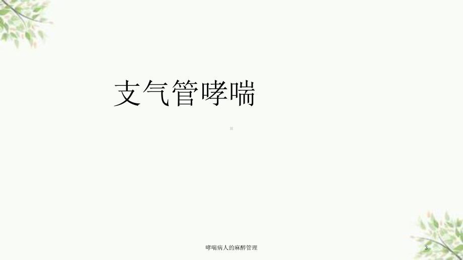 哮喘病人的麻醉管理课件.ppt_第3页