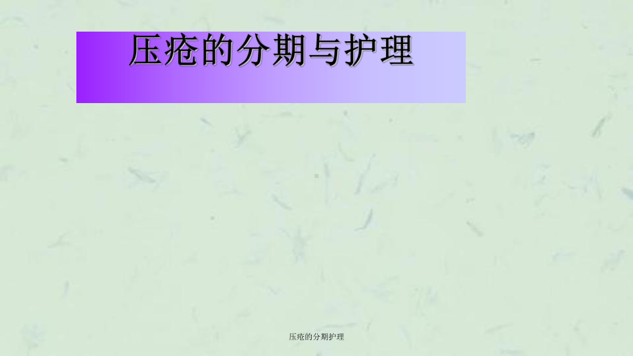 压疮的分期护理课件.ppt_第1页