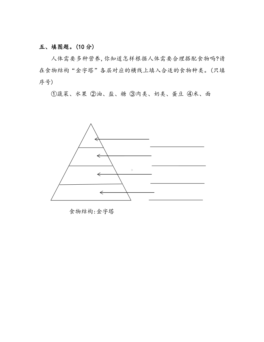 2022新大象版四年级上册《科学》期中素质试卷（试题）.docx_第3页