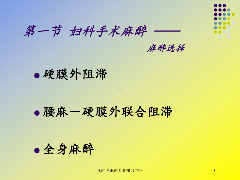 妇产科麻醉专业知识讲座培训课件.ppt_第3页