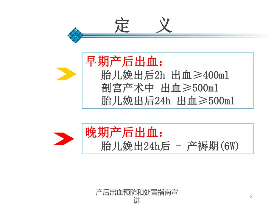 产后出血预防和处置指南宣讲培训课件.ppt_第2页