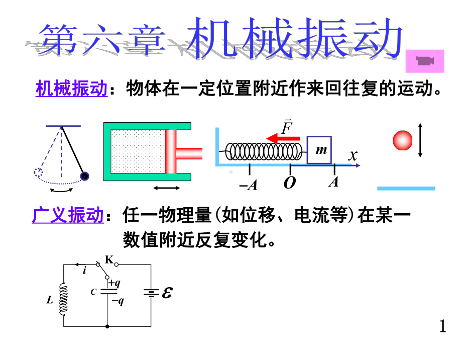 大学物理-机械振动课件.ppt_第1页