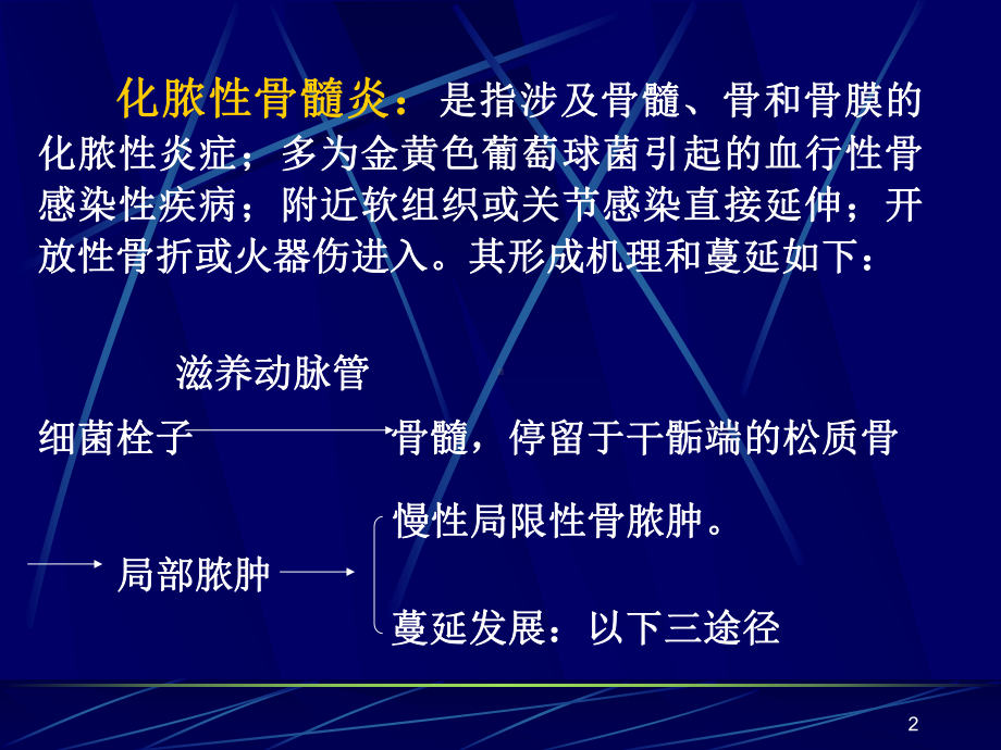 化脓性骨髓炎的影像学诊断教学课件.ppt_第2页