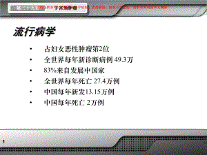 子宫颈肿瘤医学知识讲座培训课件.ppt