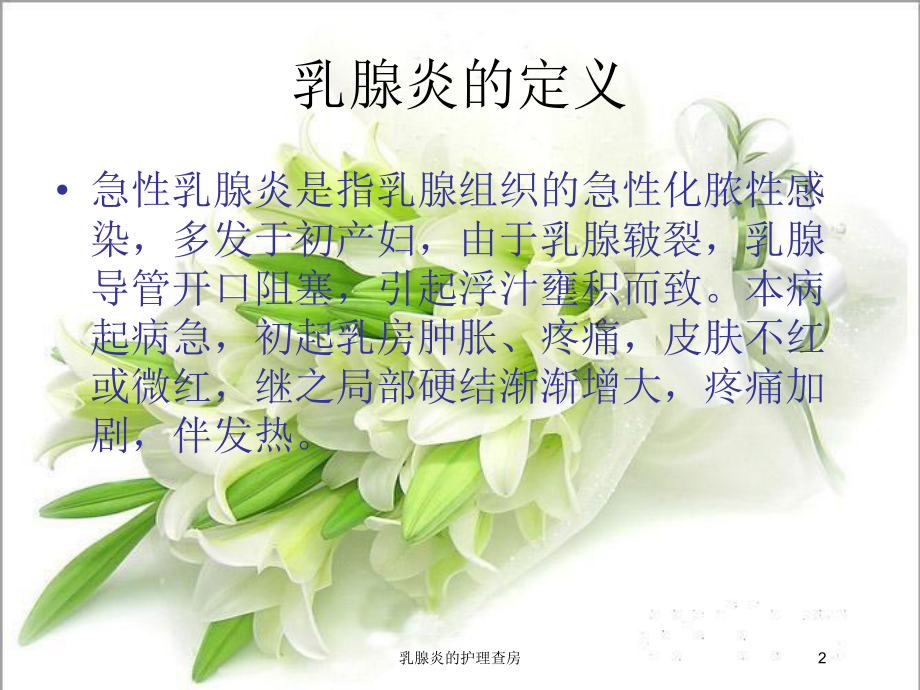 乳腺炎的护理查房培训课件.ppt_第2页