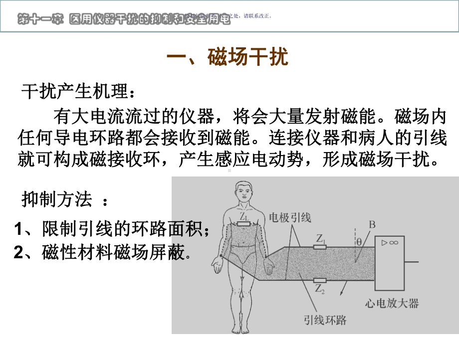 医用仪器干扰的抑制和安全用电医学知识课件.ppt_第3页