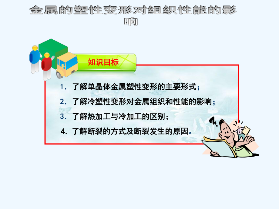 学习情境三金属材料塑性变形对组织性能的影响课件.ppt_第2页