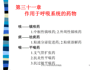 作用于呼吸系统的药物课件2.ppt