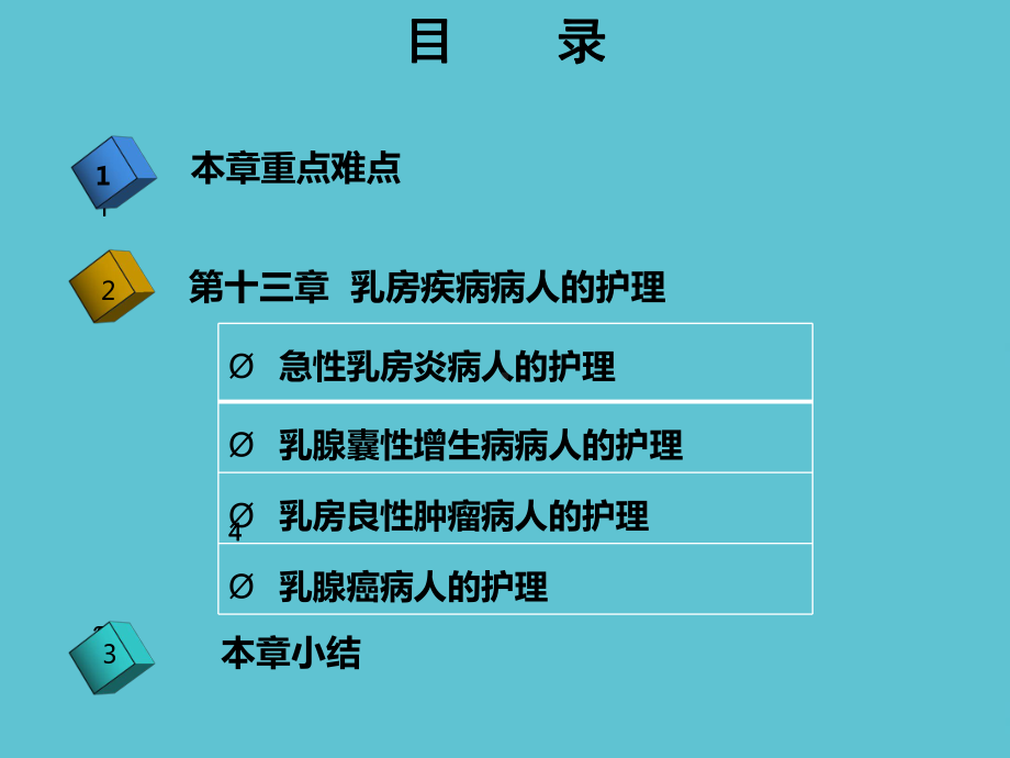 乳房疾病病人的护理外科护理学课件.ppt_第3页