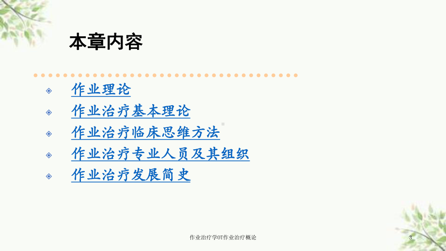 作业治疗学OT作业治疗概论课件.ppt_第3页