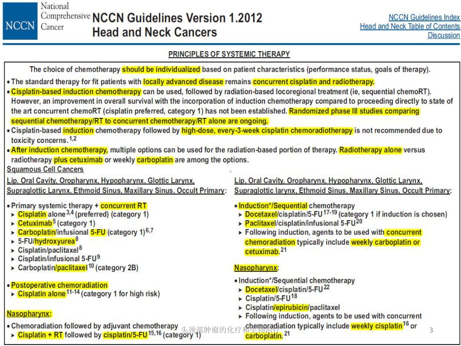 头颈部肿瘤的化疗和生物治疗培训课件.ppt_第3页