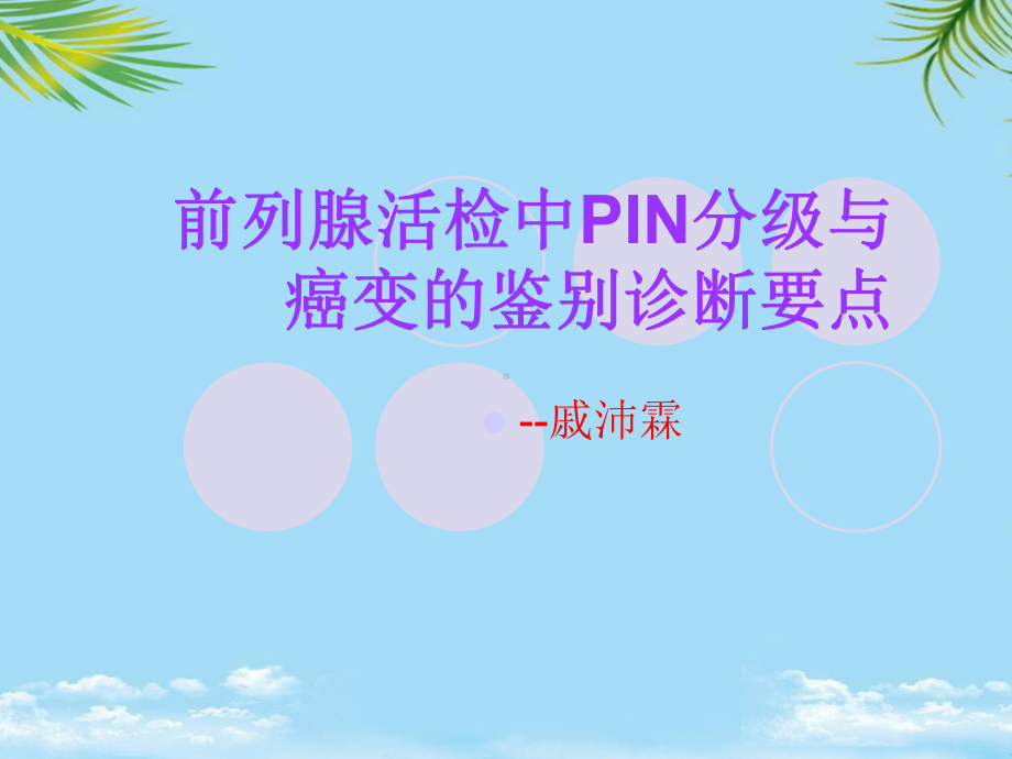 前列腺活检中PIN分级与全面版课件.ppt_第1页