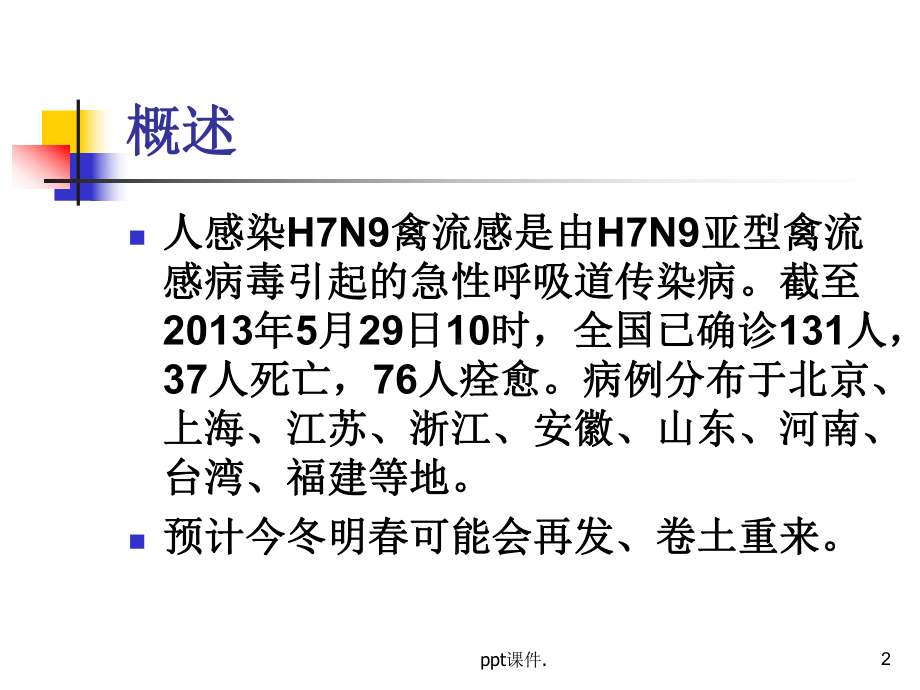 人感染H7N9禽流感临床诊治课件.ppt_第2页