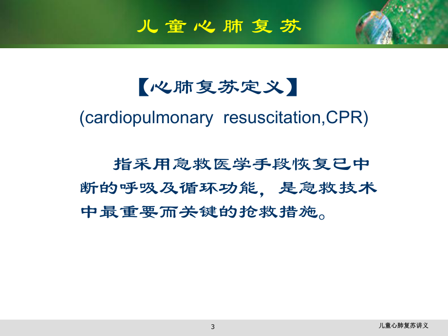 儿童心肺复苏讲义培训课件.ppt_第3页