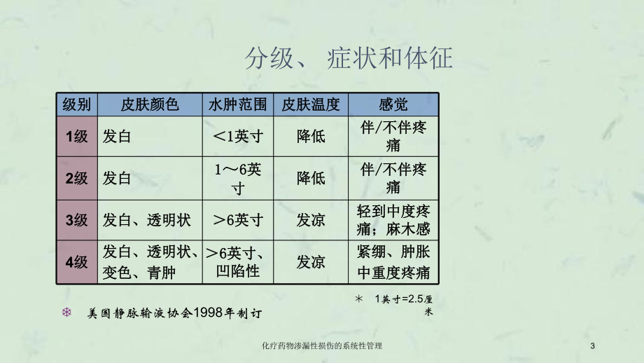 化疗药物渗漏性损伤的系统性管理课件.ppt_第3页