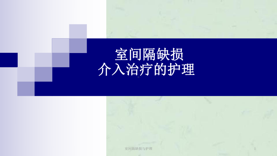 室间隔缺损与护理课件.ppt_第1页