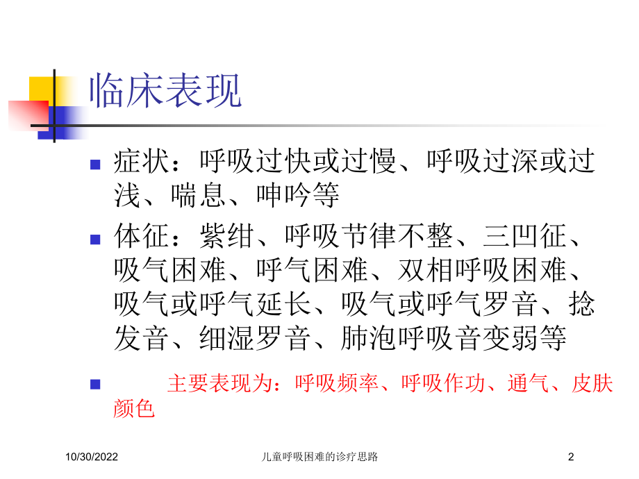 儿童呼吸困难的诊疗思路课件.ppt_第2页