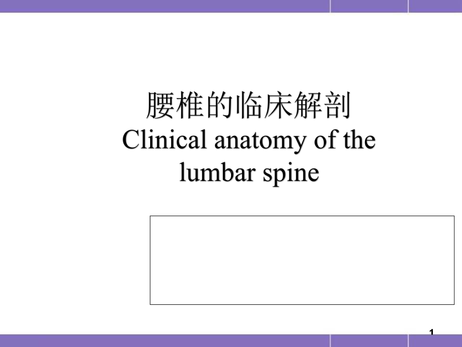 医学课件-腰椎血管神经解剖课件.ppt_第1页