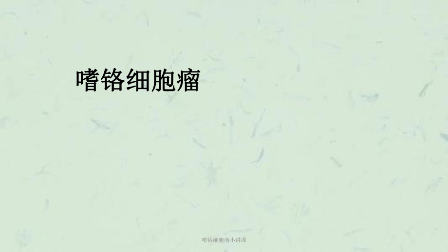 嗜铬细胞瘤小讲课课件.ppt_第1页