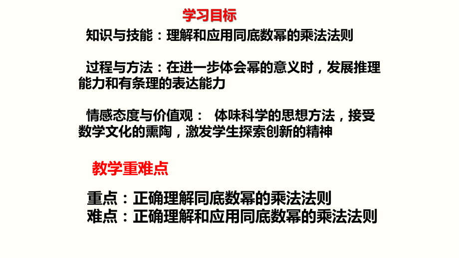 人教版初中数学《同底数幂的乘法》完美版课件.pptx_第2页