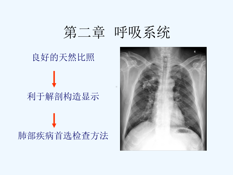 医学影像学呼吸系统正常X线表现课件.ppt_第2页