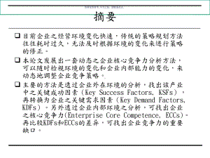 医疗行业企业核心竞争策略之动态发展课件.ppt