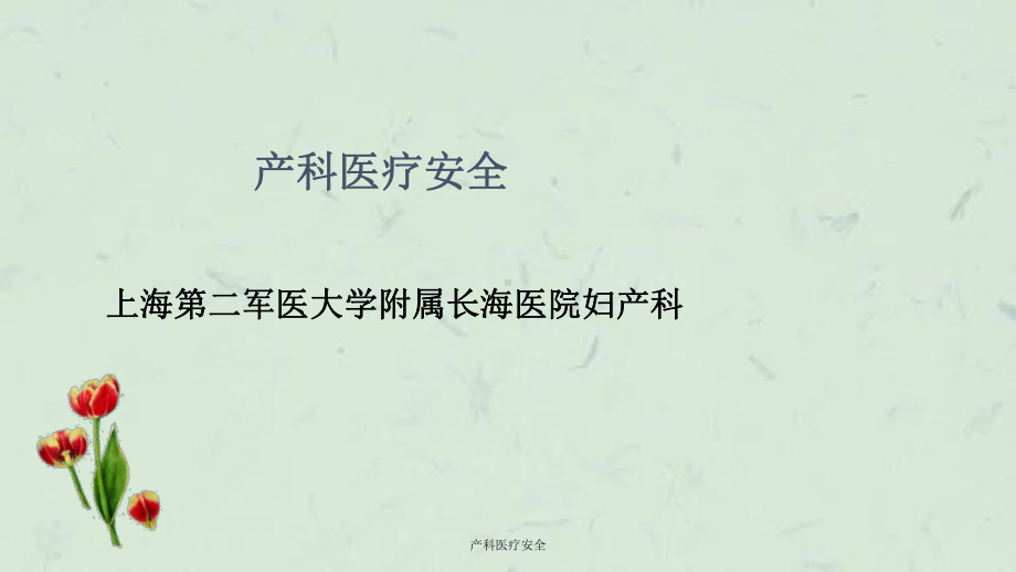 产科医疗安全课件.ppt_第1页