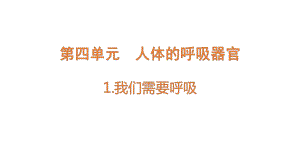 4.1 我们需要呼吸 ppt课件-2022新大象版四年级上册《科学》.pptx