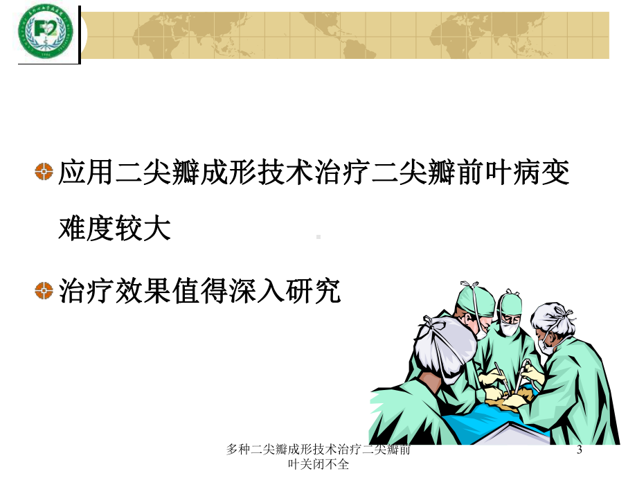 多种二尖瓣成形技术治疗二尖瓣前叶关闭不全课件.ppt_第3页