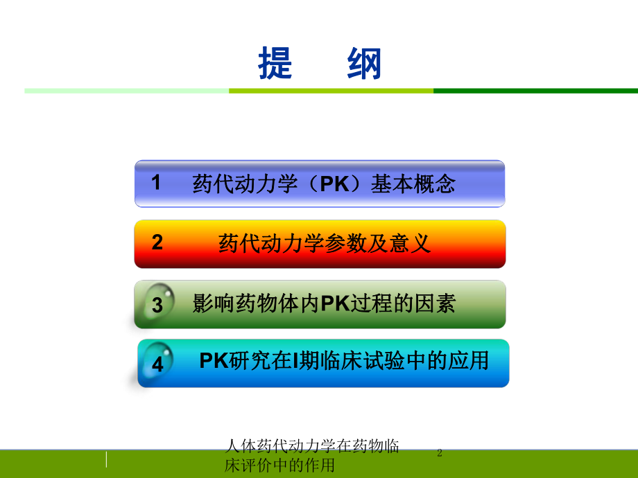 人体药代动力学在药物临床评价中的作用培训课件.ppt_第2页