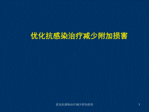 优化抗感染治疗减少附加损害课件.ppt