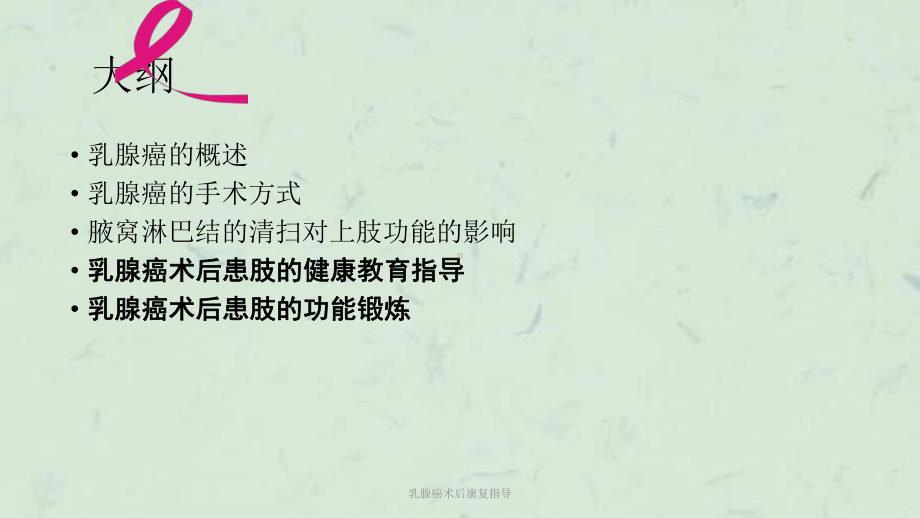 乳腺癌术后康复指导课件.ppt_第2页