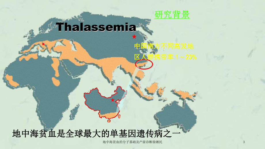 地中海贫血的分子基础及产前诊断课件.ppt_第3页