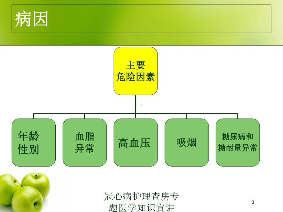 冠心病护理查房专题医学知识宣讲培训课件.ppt_第3页