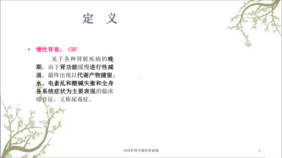 内科护理学慢性肾衰竭课件.ppt_第2页