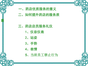 医学课件药店店员服务礼仪.ppt