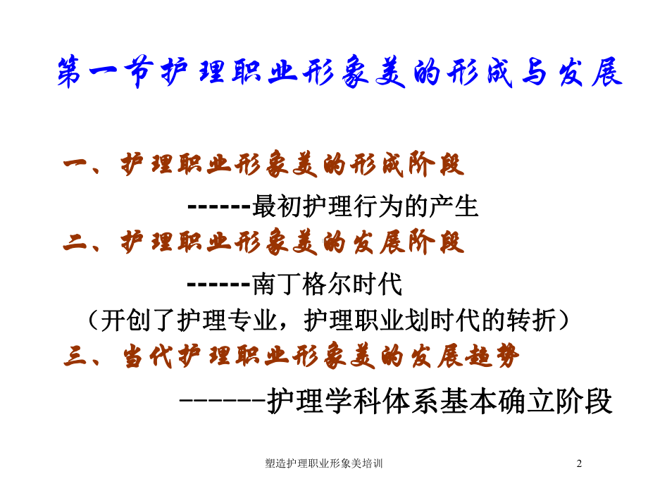 塑造护理职业形象美培训培训课件.ppt_第2页