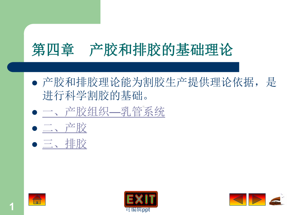 产胶和排胶的基础理论课件.ppt_第1页