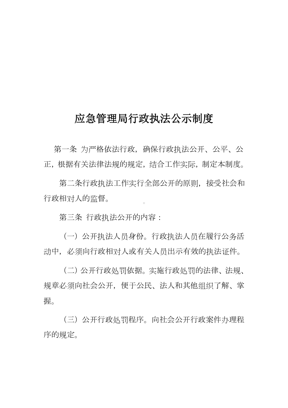 应急管理局行政执法公示制度参考模板范本.docx_第2页