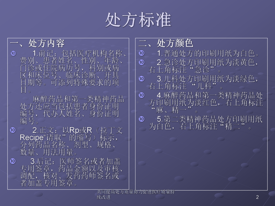 共同提高处方质量协力促进医疗质量持续改进课件.ppt_第2页