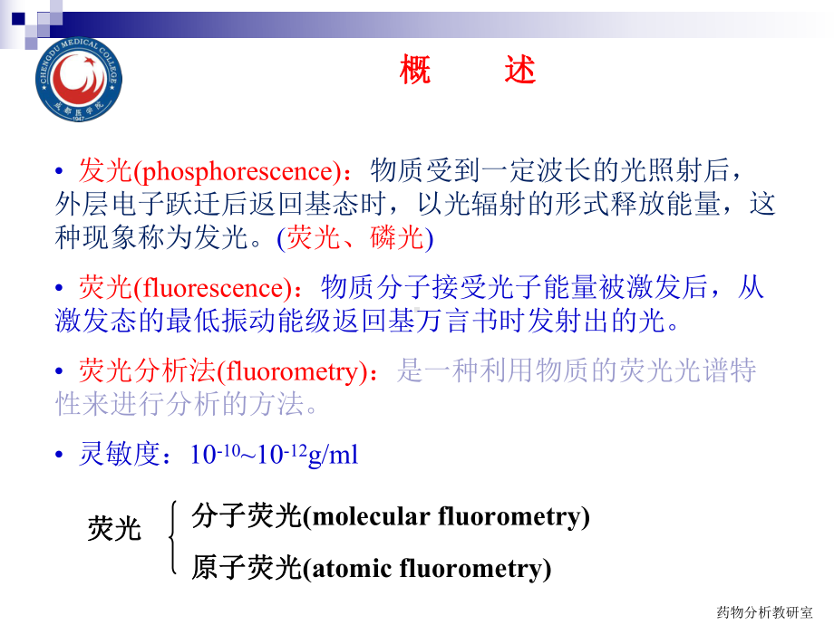 分析化学课件-讲义-荧光分析法.ppt_第2页